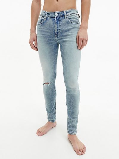 Calvin Klein Ruhák HU777876 | Calvin Klein Super Férfi Farmernadrág Világos Kék